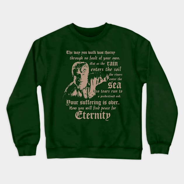 The Wolfman, the you walk was thorny Crewneck Sweatshirt by MonkeyKing